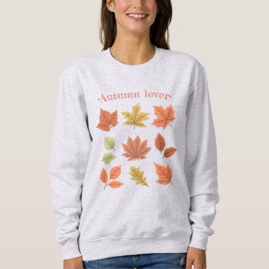 sweatshirt "Amateur d'automne" (Devant)