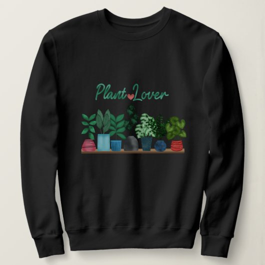 Sweatshirt Amateur de plantes (Design devant)