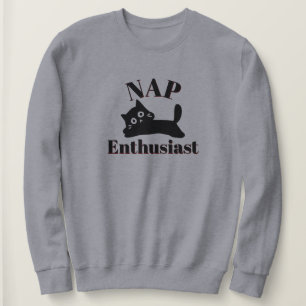Sweatshirt Amateur du Nap de chat mignon