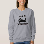 Sweatshirt Amateur du Nap de chat mignon (Devant)