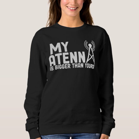 Sweatshirt Amateur Ham Radio Morse Code Learn (Devant)