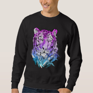 Sweatshirt Amateurs d'art de tigre animaux colorés animal