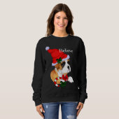 Sweatshirt Amateurs de boîte Noël Joyeux Noël (Devant entier)