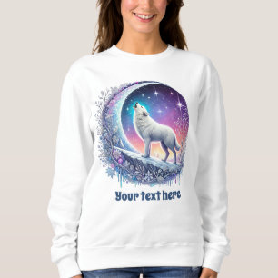Sweatshirt Amateurs de loups mignonnes personnalisables