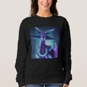 Sweatshirt Amazing Awesome Dinosaur Creature Fantasy Wonder M (Devant)