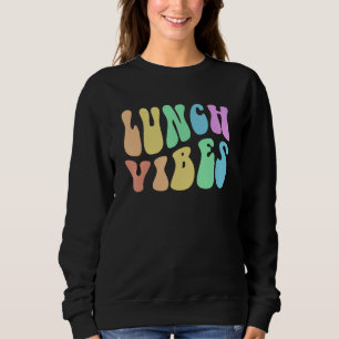 Sweatshirt Ambiance DÉJEUNER Groovy Cafétéria Cuisine Dame Éc