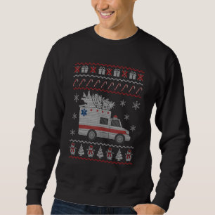 Sweatshirt Ambulance drôle EMT Parfait Noël, Unisex-A