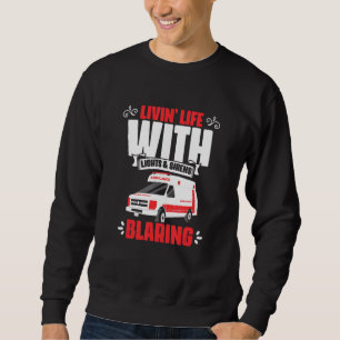 Sweatshirt Ambulance Médicale d'urgence Technicien EMT Parame