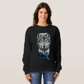 Sweatshirt Âme de loup (Devant entier)