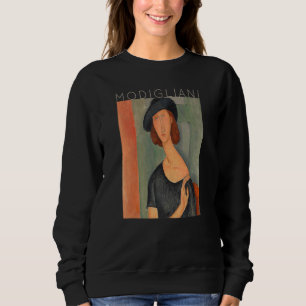 Sweatshirt Amedeo Modigliani Jeanne Hebuterne Au Chapeau Pour