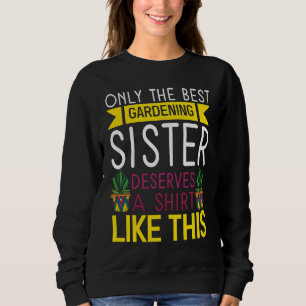 Sweatshirt Aménagement paysager pour jardinier sœur jardinage