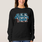 Sweatshirt Ameri can  4th of july Sublimation 3 (Devant)