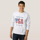 Sweatshirt AMERICA250 1776-2026 Célébration Hommes (Devant entier)