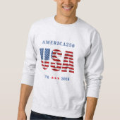 Sweatshirt AMERICA250 1776-2026 Célébration Hommes (Devant)