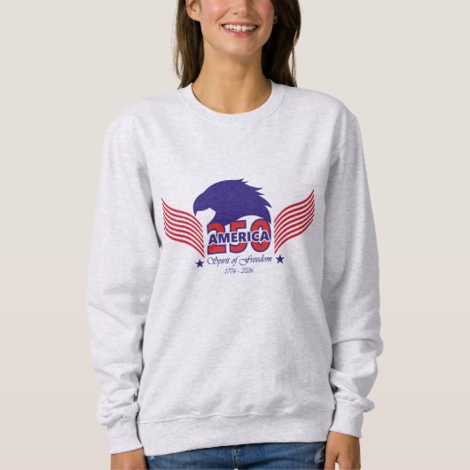 Sweatshirt America 250th-Spirit of Freedom-Editable Back Text (Devant)
