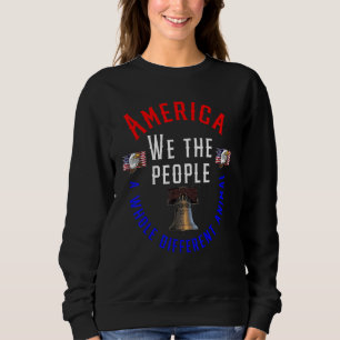 Sweatshirt America We The People American Flag Bell Eagle