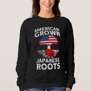 Sweatshirt Américain Cultivé Japonais Racines Japon Etats-Uni