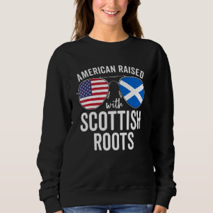 Sweatshirt Américain Élevé Avec Des Racines Écossaises Usa Sc