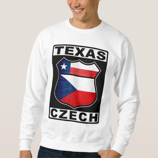 Sweatshirt Américain tchèque du Texas (Devant)