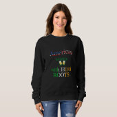Sweatshirt American avec Irish Roots Slainte (Devant entier)