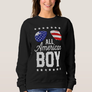 Sweatshirt American Boy America Independence Day Patriot US