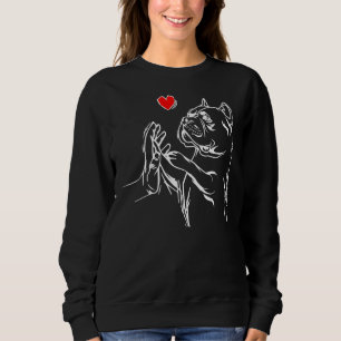 Sweatshirt American Bully Lote Pitbull Dog Maman Funny Gir