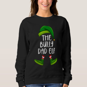 Sweatshirt American Bully Papa Elf Dog Pajama de Noël pour mo