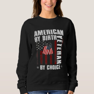 Sweatshirt American By Birth Vétérinaire By Choice Vétérinair
