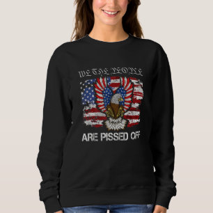 Sweatshirt American Flag Bald Eagle Nous, Les Gens, Nous Somm