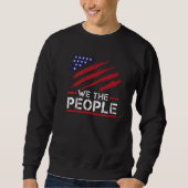 Sweatshirt American Flag Baseball Bat (Devant)