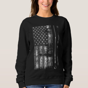 Sweatshirt American Flag Billiard Stick mignonne table jeu dr
