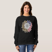 Sweatshirt American Flag Firework Directeur américain (Devant entier)