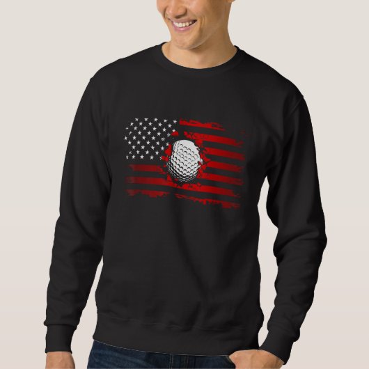 Sweatshirt American Flag Golf 1 (Devant)