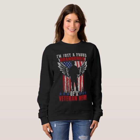 Sweatshirt American Flag Patriotic Day Veterans Day for Kids (Devant entier)