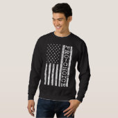 Sweatshirt American Flag Pro Choice Women's Safe Legal Aborti (Devant entier)