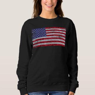 Sweatshirt American Flag Us Fisherman Alligator Gar Fishing