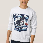 Sweatshirt American Football Chasing Victory (Devant)