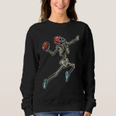Sweatshirt American Football Skeleton Quarterback Football Pl (Devant)