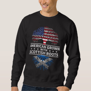 Sweatshirt American Grosses Scottish Roots Scotland Cadeau