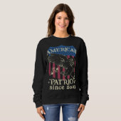 Sweatshirt American Patriot since 2003 Proud American for Fre (Devant entier)