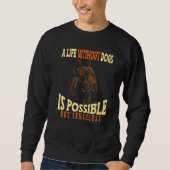 Sweatshirt American Pit Bull Terrier Dog Breed (Devant)