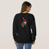Sweatshirt American Pit Bull Terrier Noël (Dos entier)