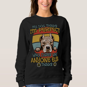 Sweatshirt American Pitbull Terrier Mon Chien Pense Que Je Su