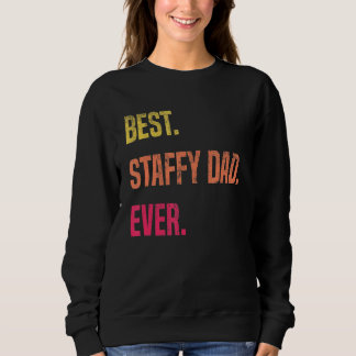 Sweatshirt American Staffordshire Chien Papa Personnel de Fêt