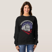 Sweatshirt American Trainspotter Train America Trainspotting  (Devant entier)