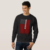 Sweatshirt American Welder Flag For Welding Men and Women (Devant entier)
