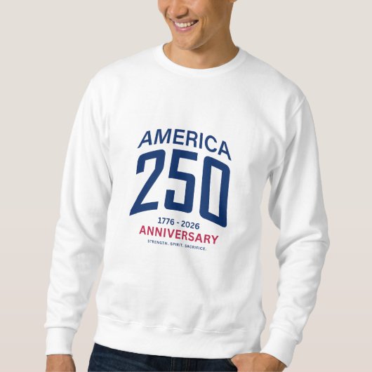 Sweatshirt America's 250th Anniversary (Devant)