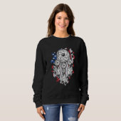 Sweatshirt Amérindien Fier Dreamcatcher (Devant entier)