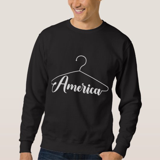 Sweatshirt Amérique hanger ProChoice Feminist (Devant)