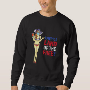 Sweatshirt Amérique Terre De La 4 juillet Patriotique Libre